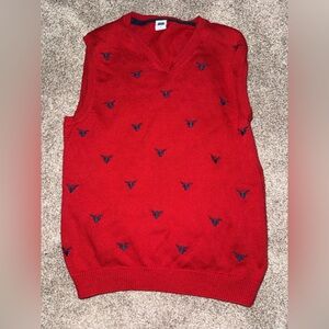 Janie and Jack moose Knit Sweater Vest